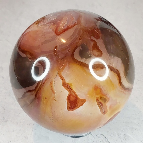 Desert Jasper Sphere | Grounding • Vitality • Connection to Earth - Picture 6 of 11